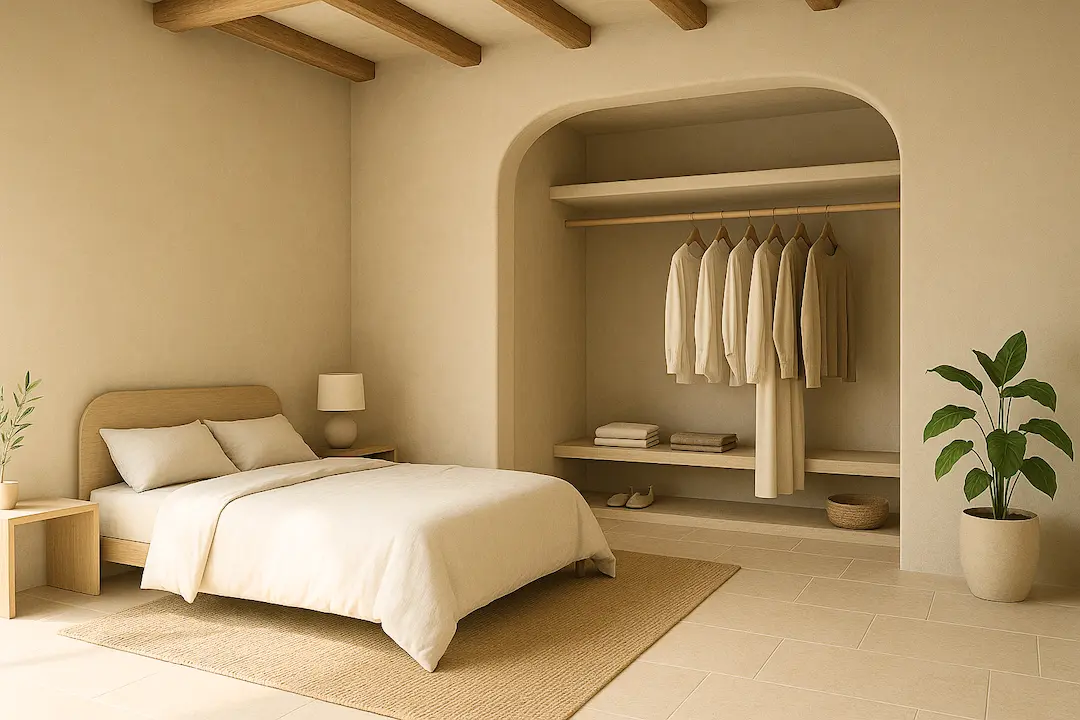 Minimalistisches Schlafzimmer modern