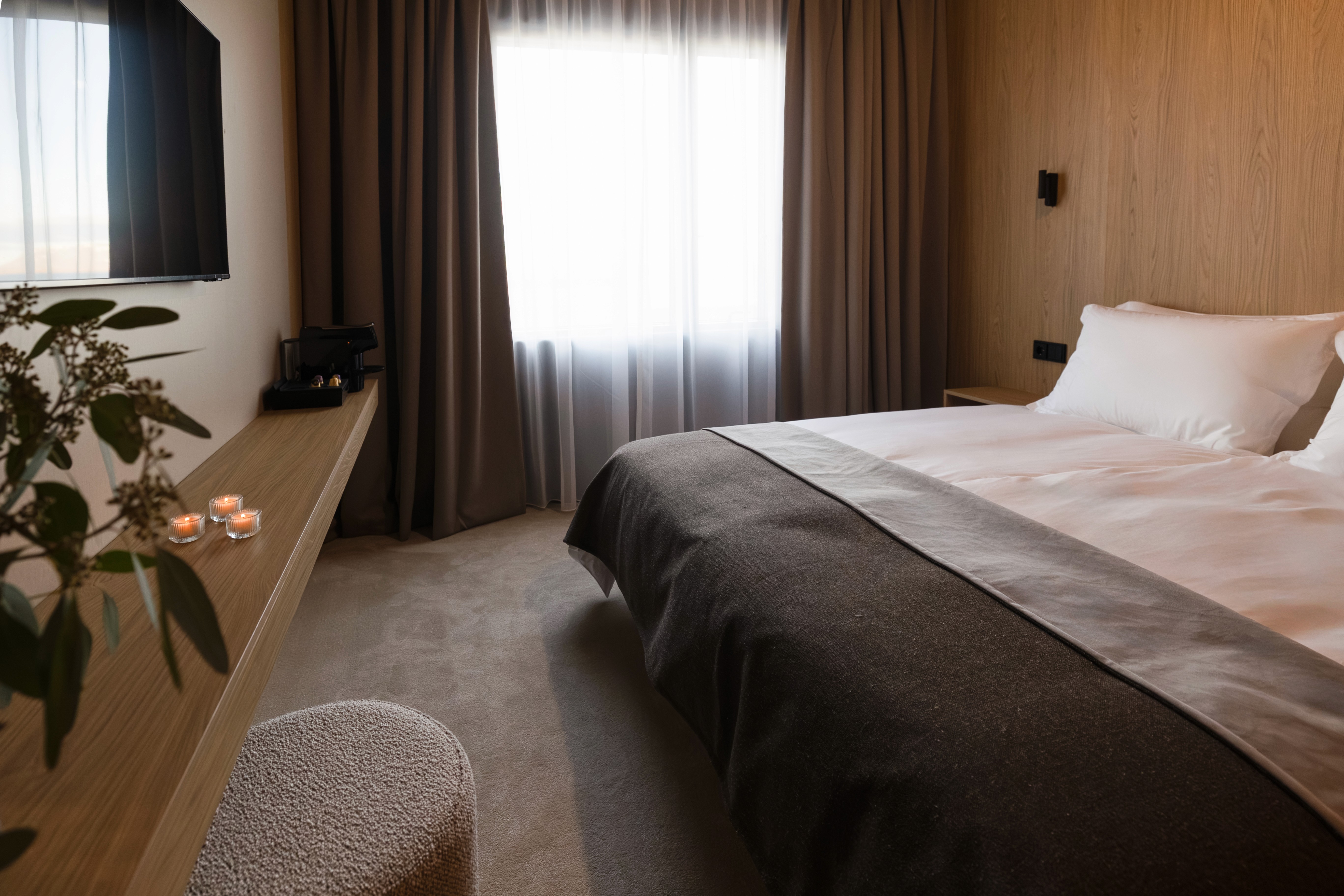 green plant on brown wooden table