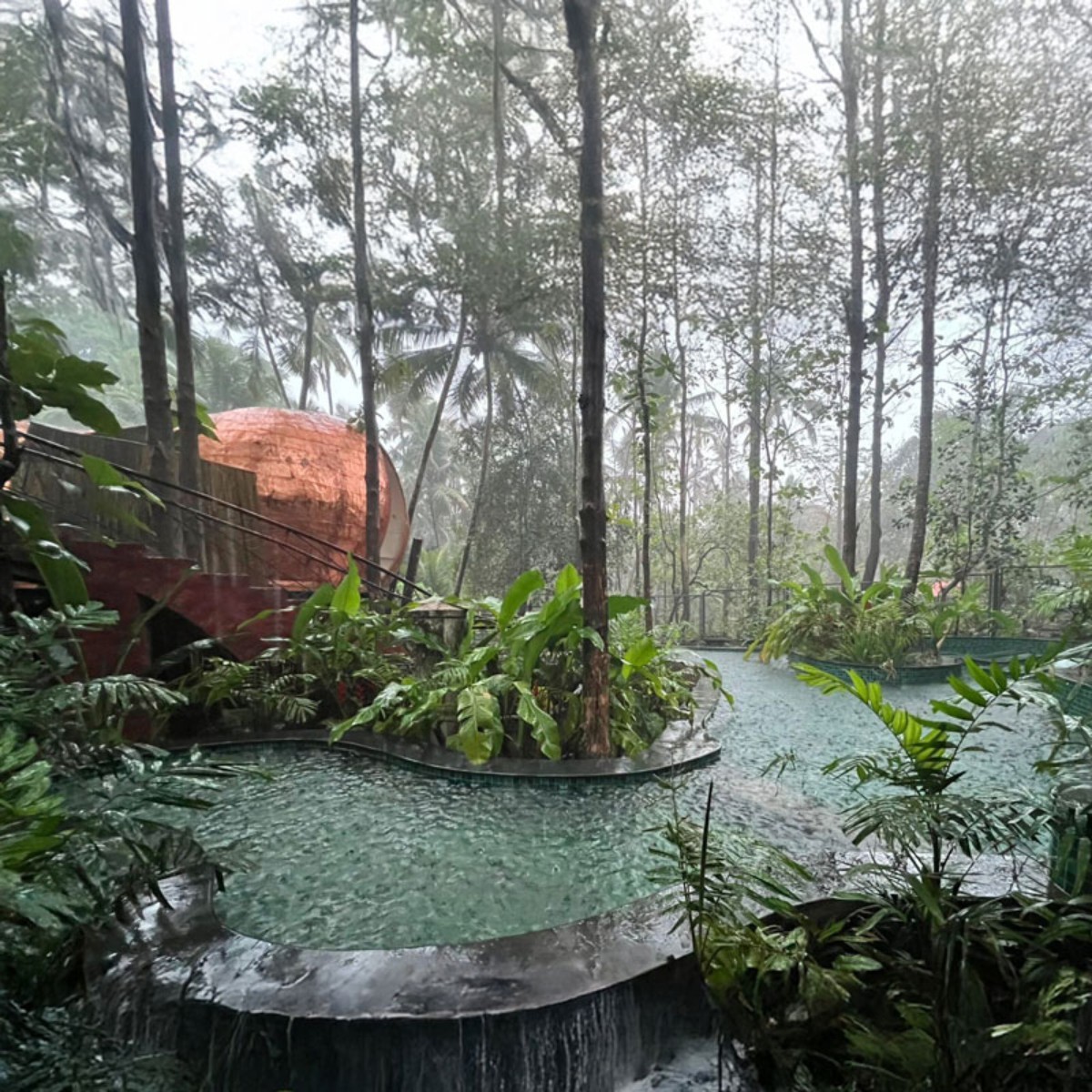 Biophilic resort design in Goa, India