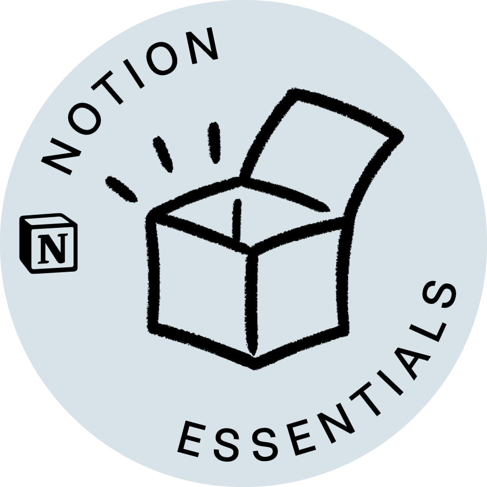 Notion Essentials Badge