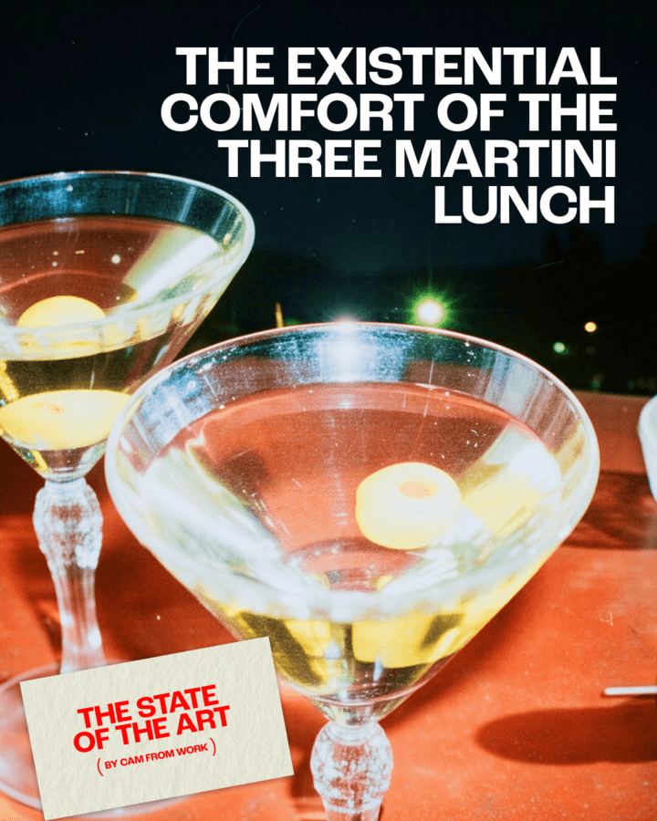 The Three Martini Lunch