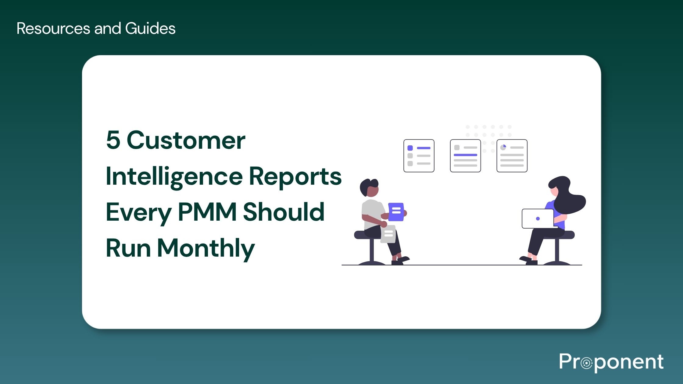 Five monthly reports that turn sales conversation data into actionable customer intelligence for product marketing teams. Competitive mentions, objection trends, feature requests, win/loss patterns, and buyer language shifts.