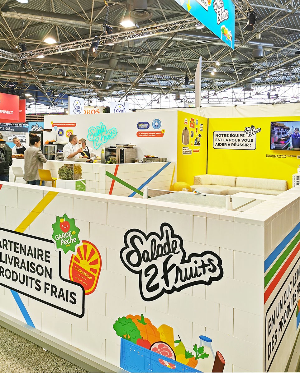 Angle du stand Salade 2 Fruits