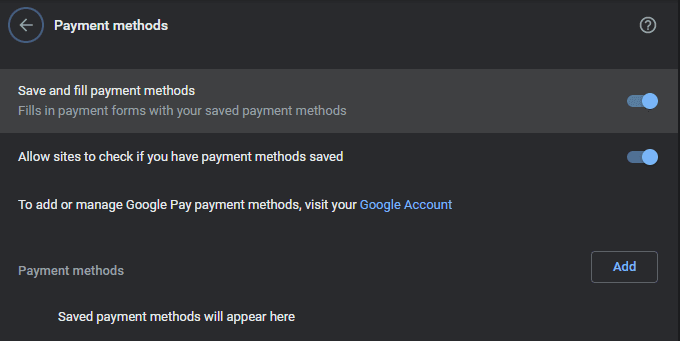 How do I find autofill in Chrome on iOS or Android devices?