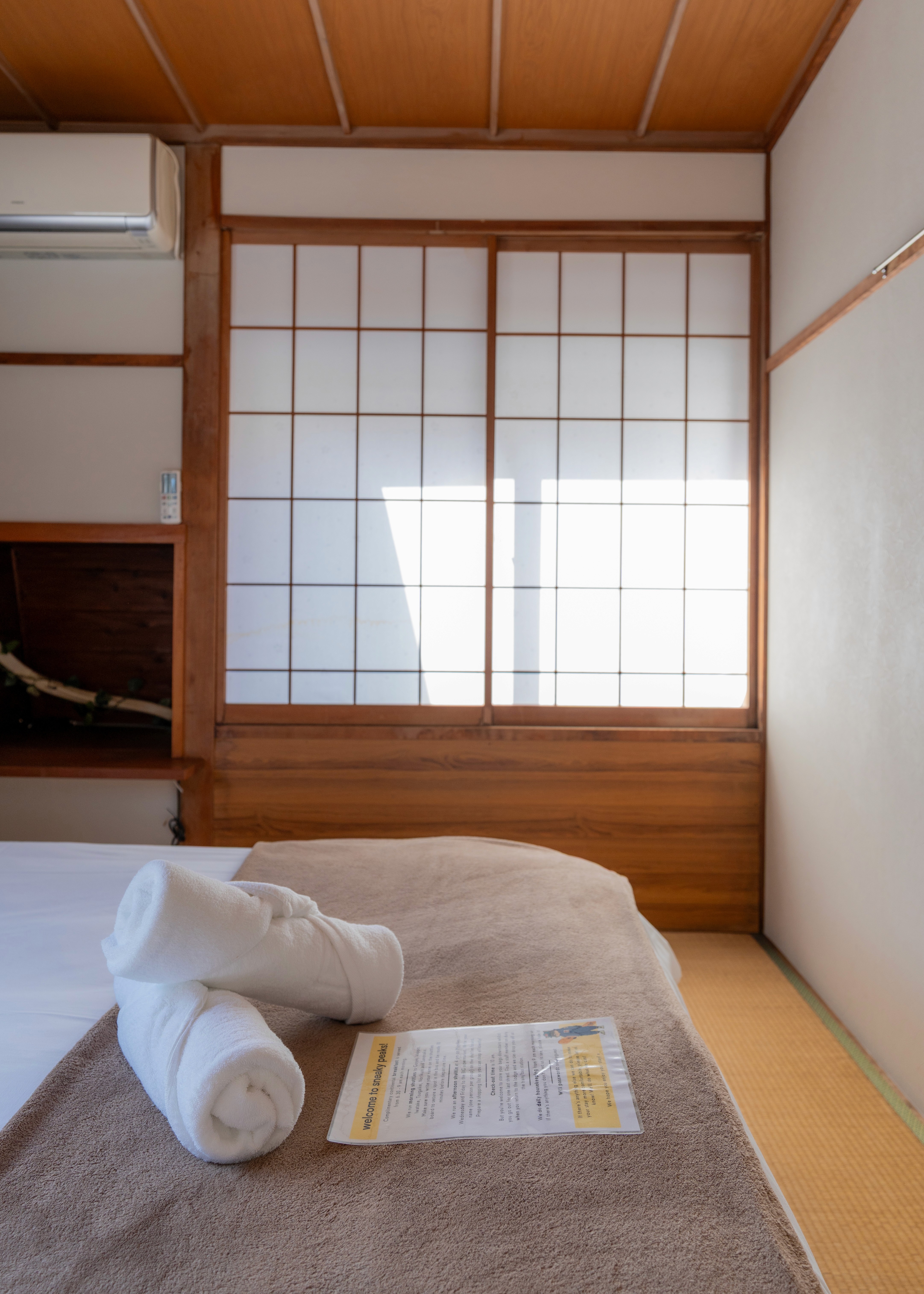 King room interior at Sneaky Peaks, Hakuba