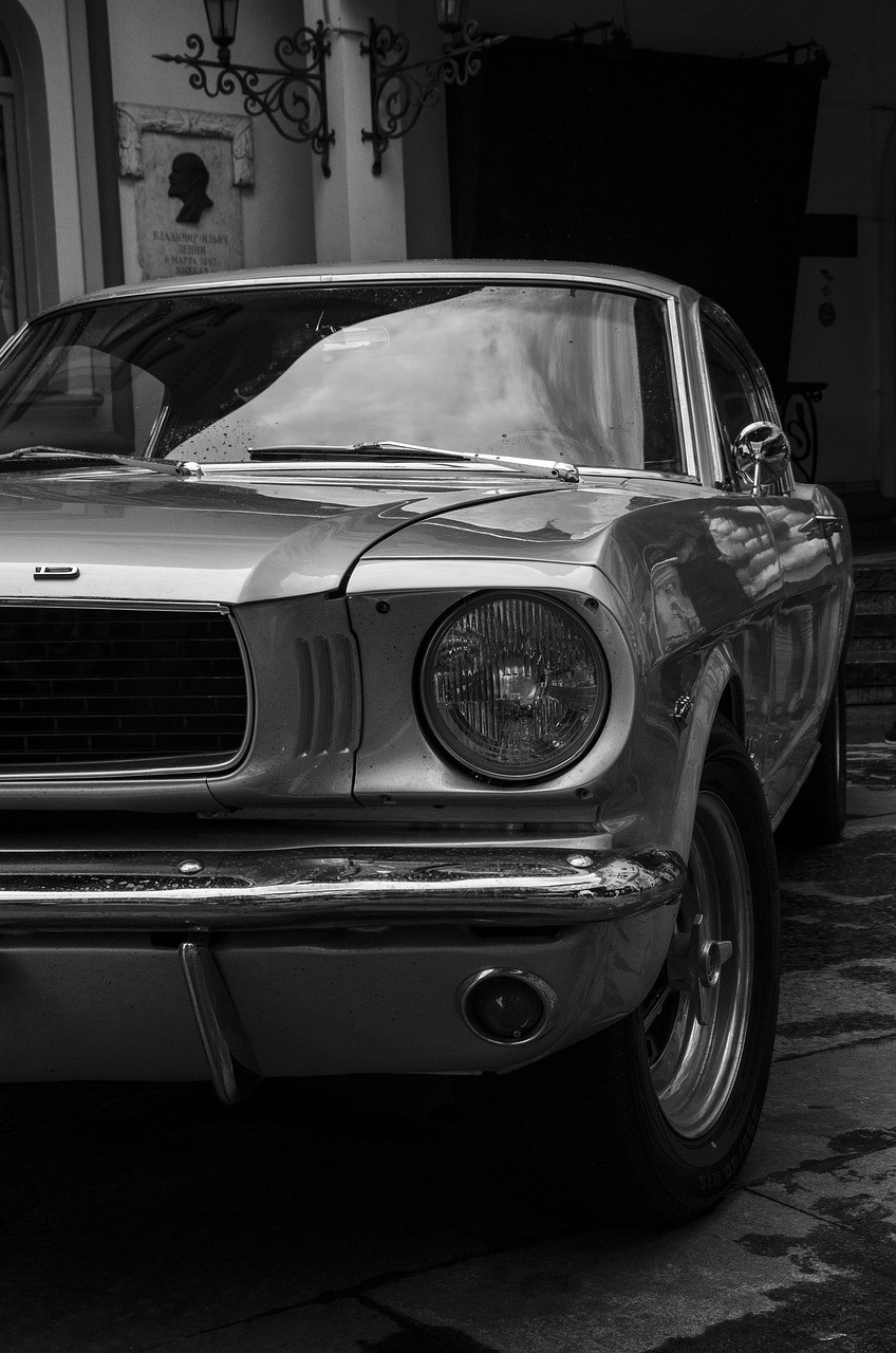 old school car detail