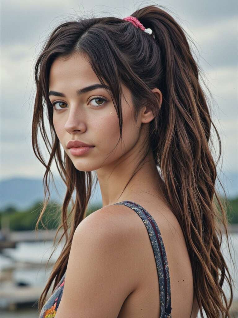 AI-generated women's hairstyles