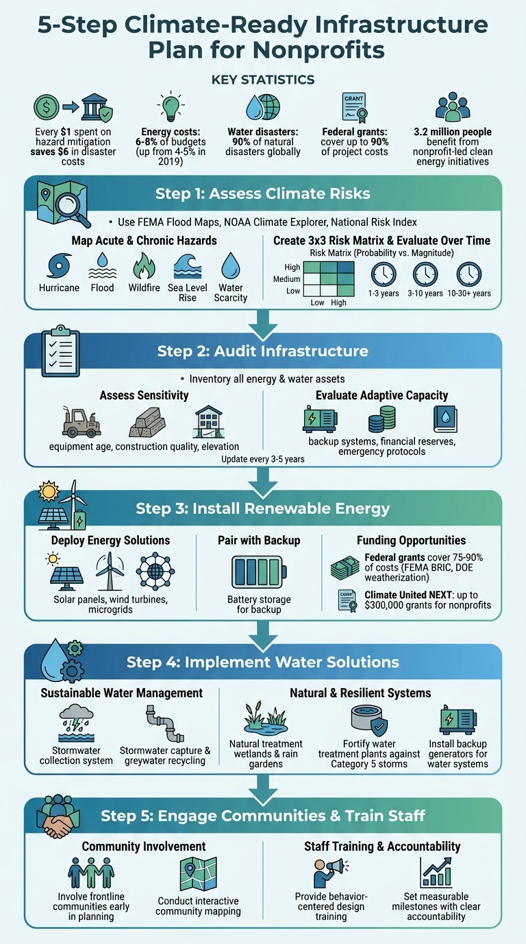 5-Step Climate-Ready Infrastructure Plan for Nonprofits