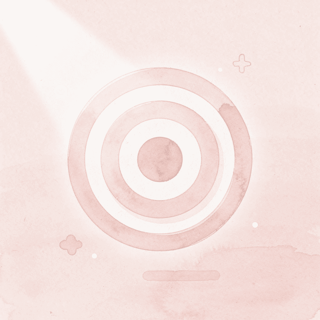 Target icon representing focused contextual practice