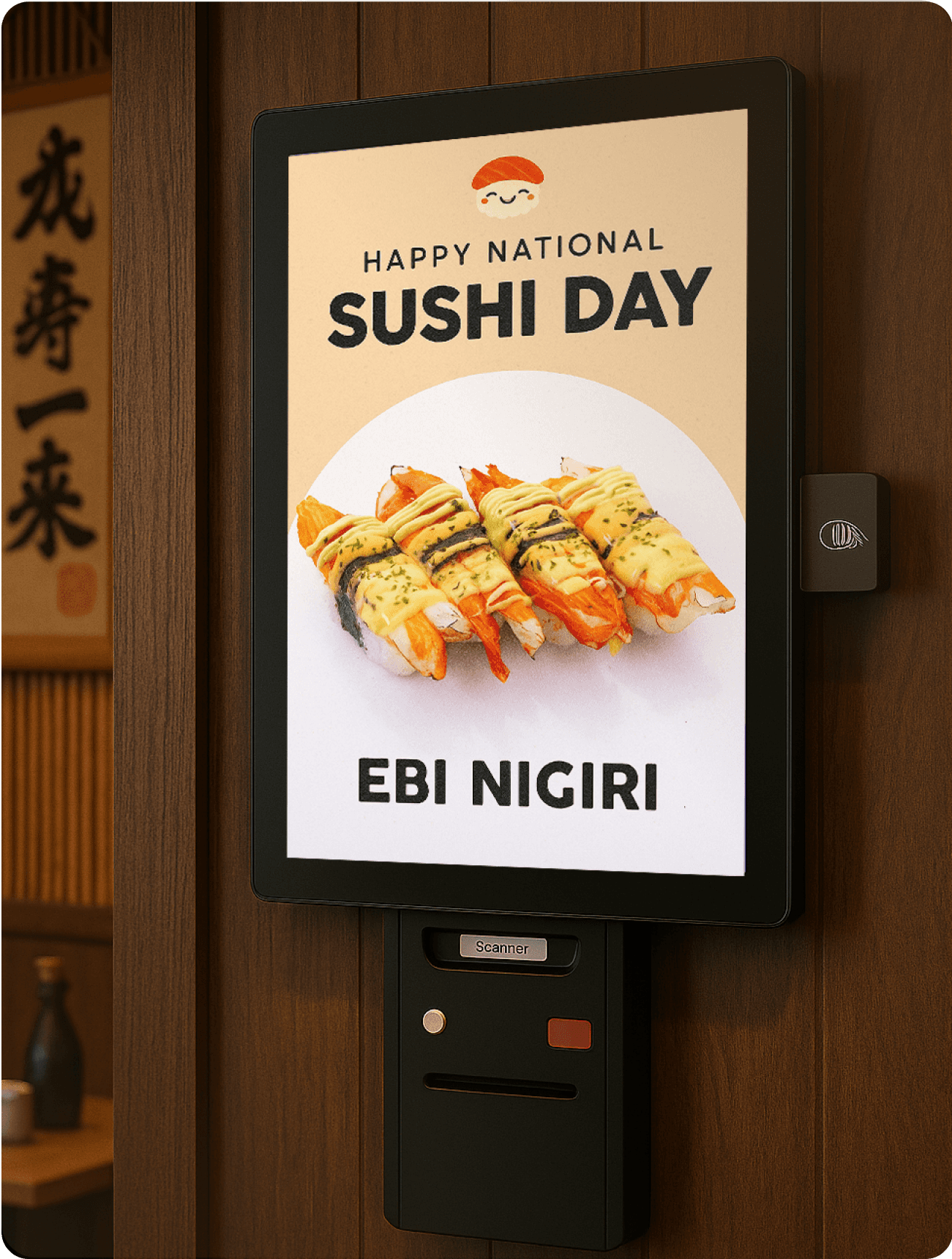 countertop mode self ordering kiosk