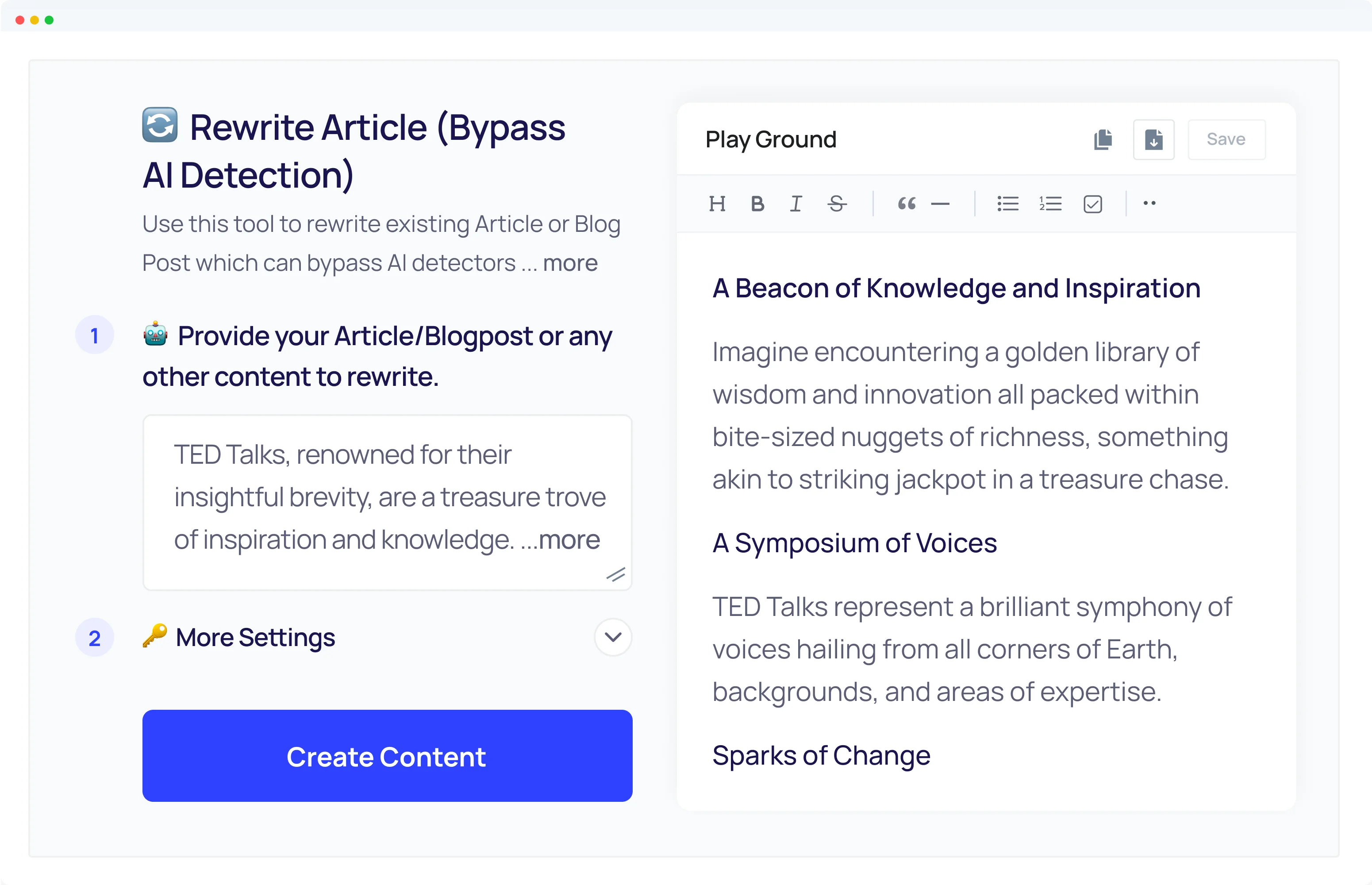 Article Rewrite Tool Example - 5