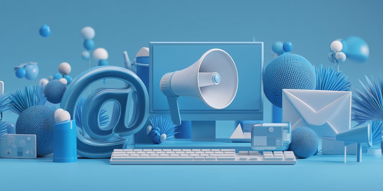 Two men discuss a project while standing at a laptop in an office.