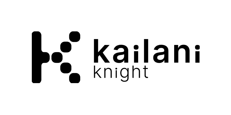 Kailani Knight logo with spacing lines around the edge