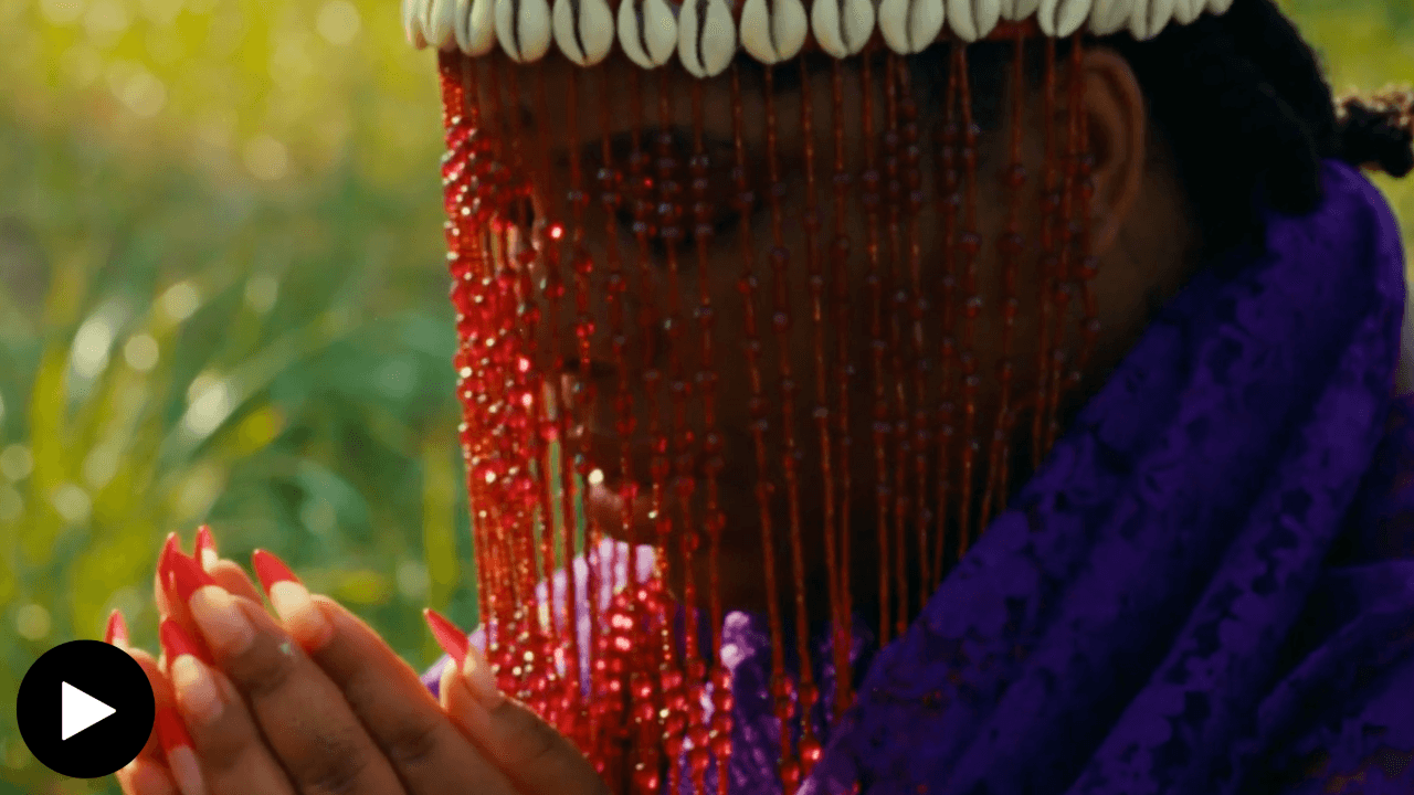 Red crown and nails still from they are with us
