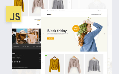 A MacBook with lines of code on its screen on a busy desk