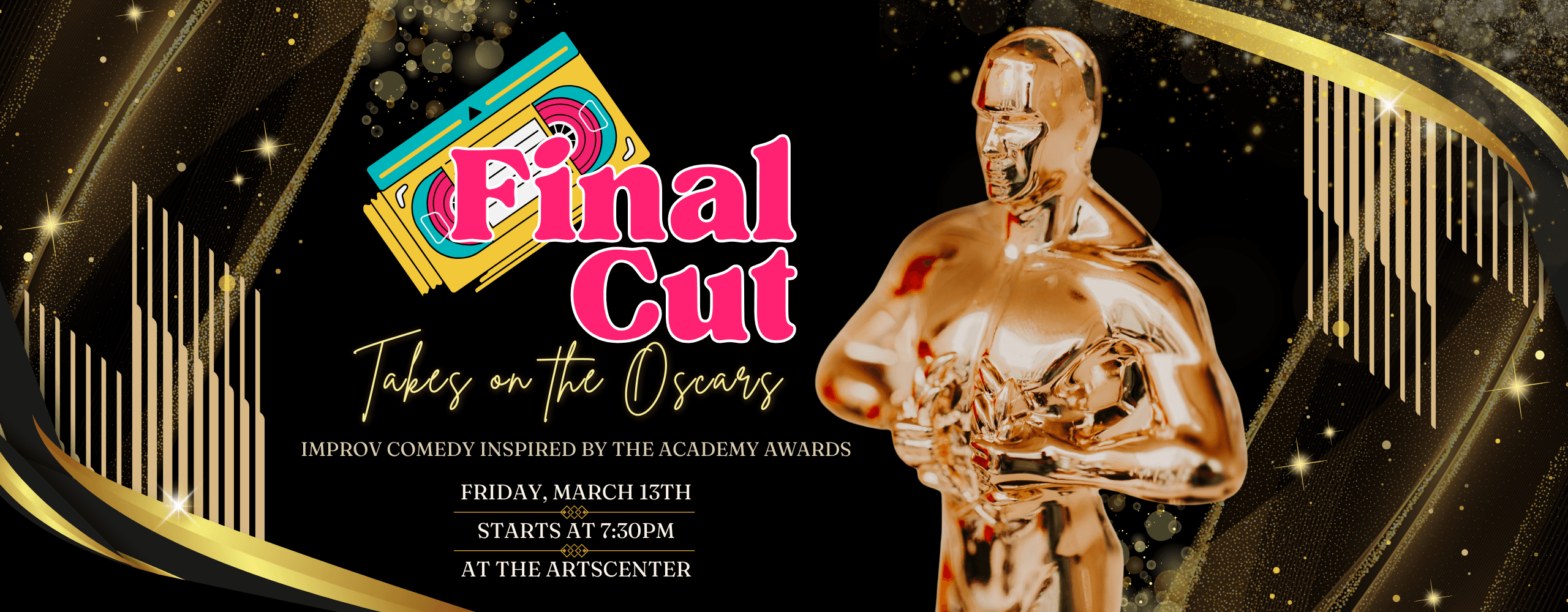 Improv performers reacting to the audience and creating funny moments on stage at Black Sheep Comedy in Carrboro and Chapel Hill, NC.