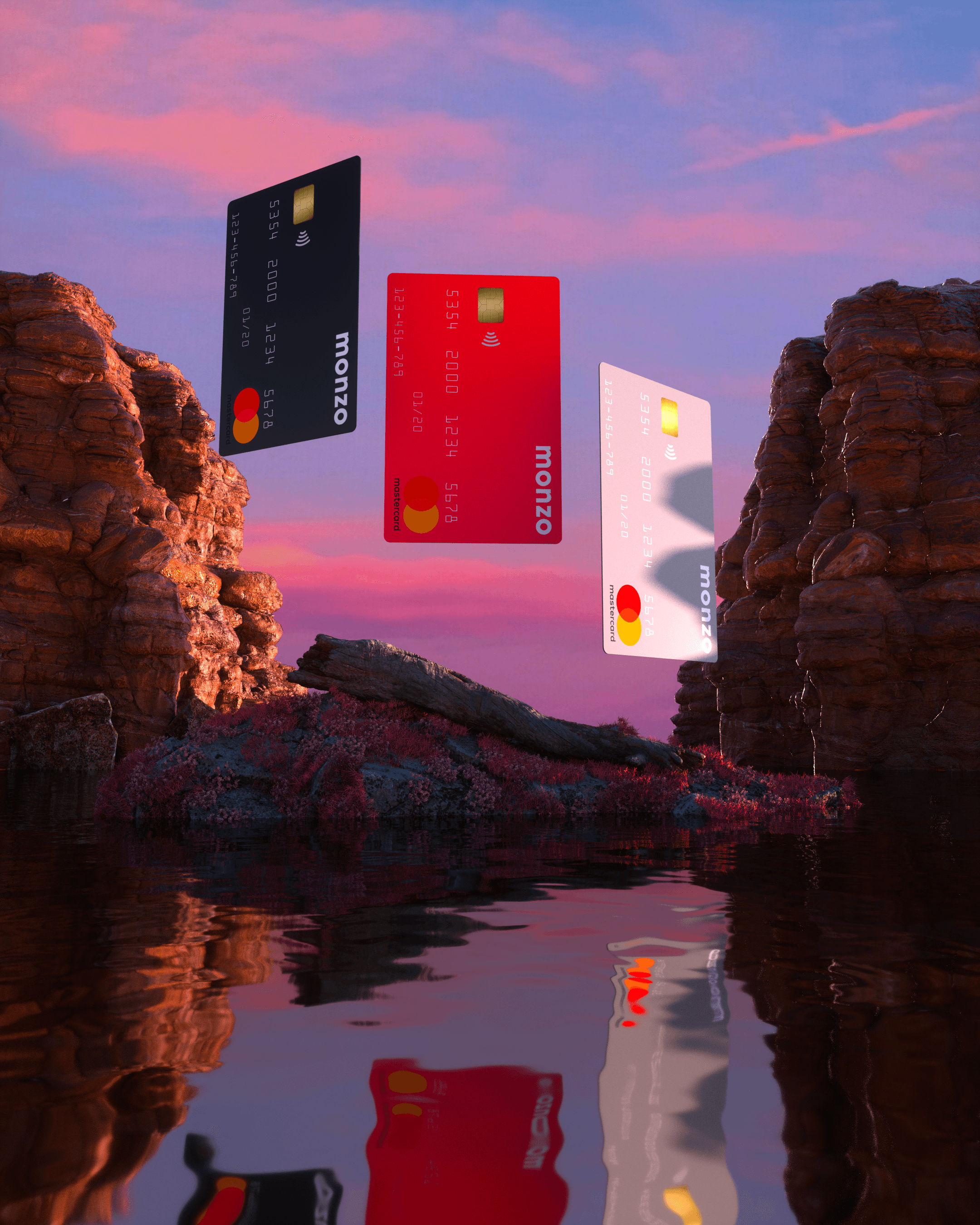 Person in dark oversized blazer with futuristic LED visor, motion blur and prismatic light effects on grey background