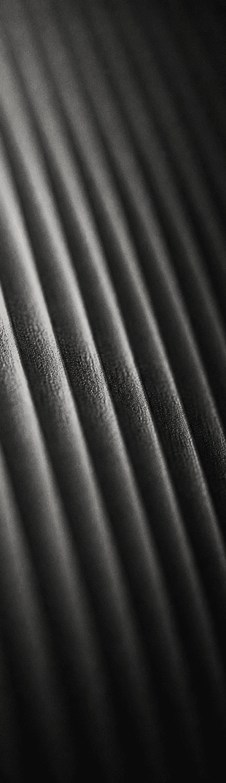 Folded fabric lit from the side
