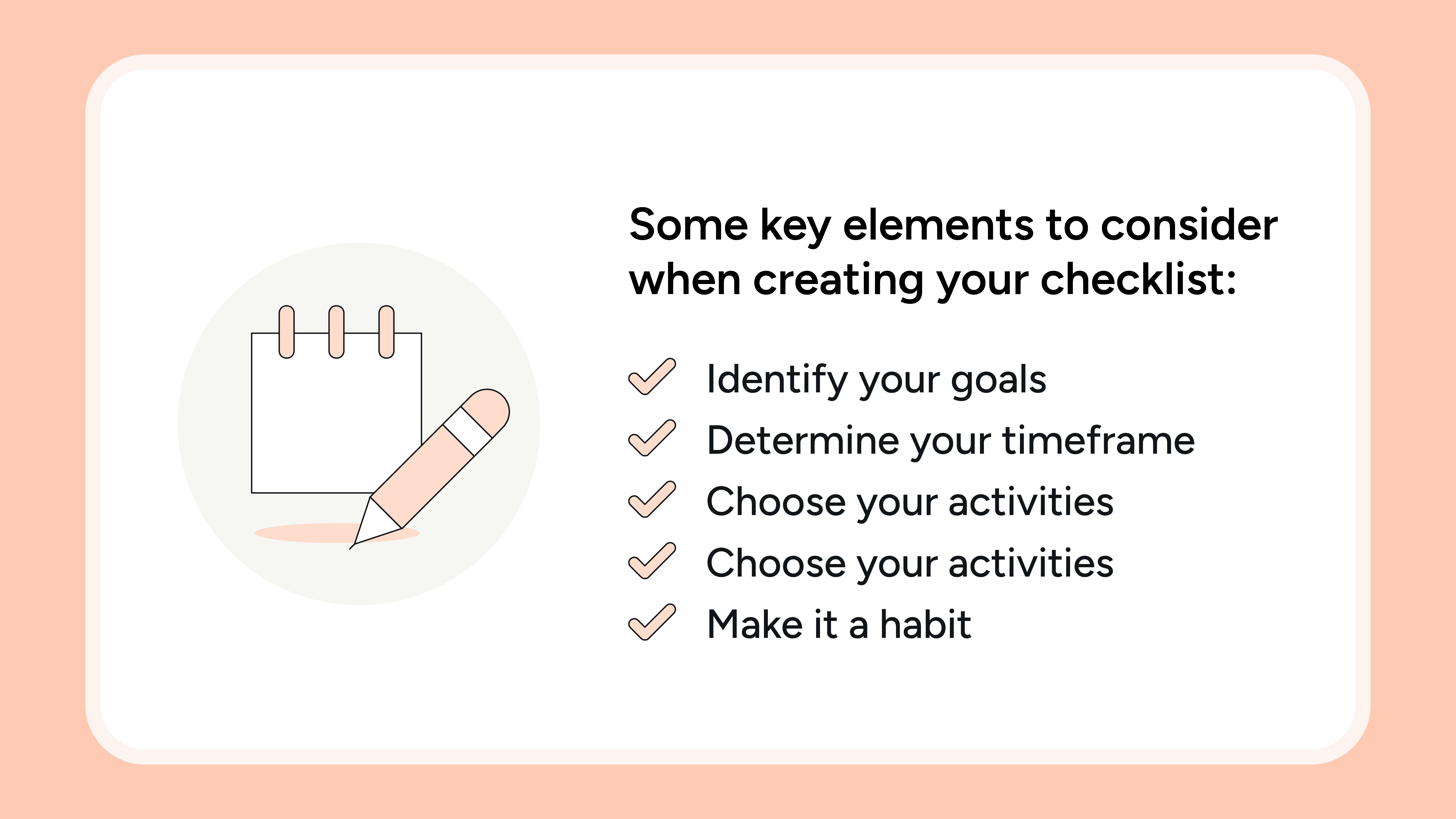 morning routine checklist