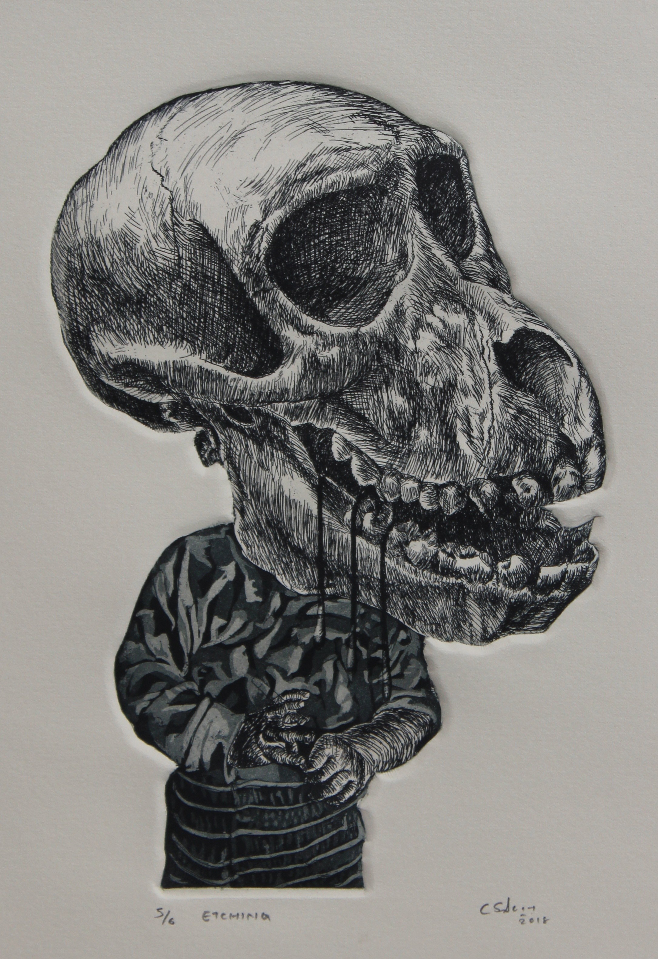 herd of sheep on road painting