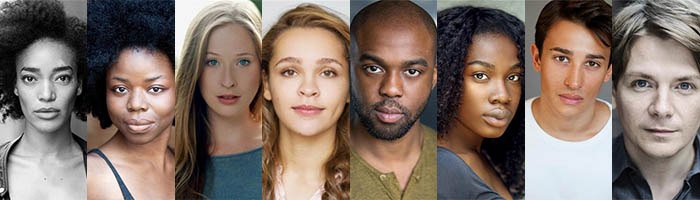 Cast of Octoroon at the Orange Tree Theatre