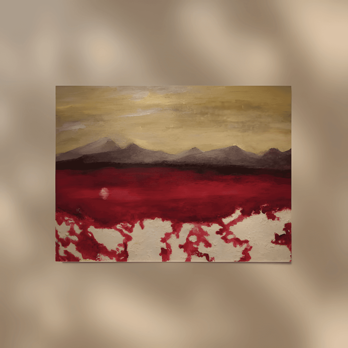 premium art poster and canvas prints, with originals available, from QART , of the artwork " Salt Lake "
