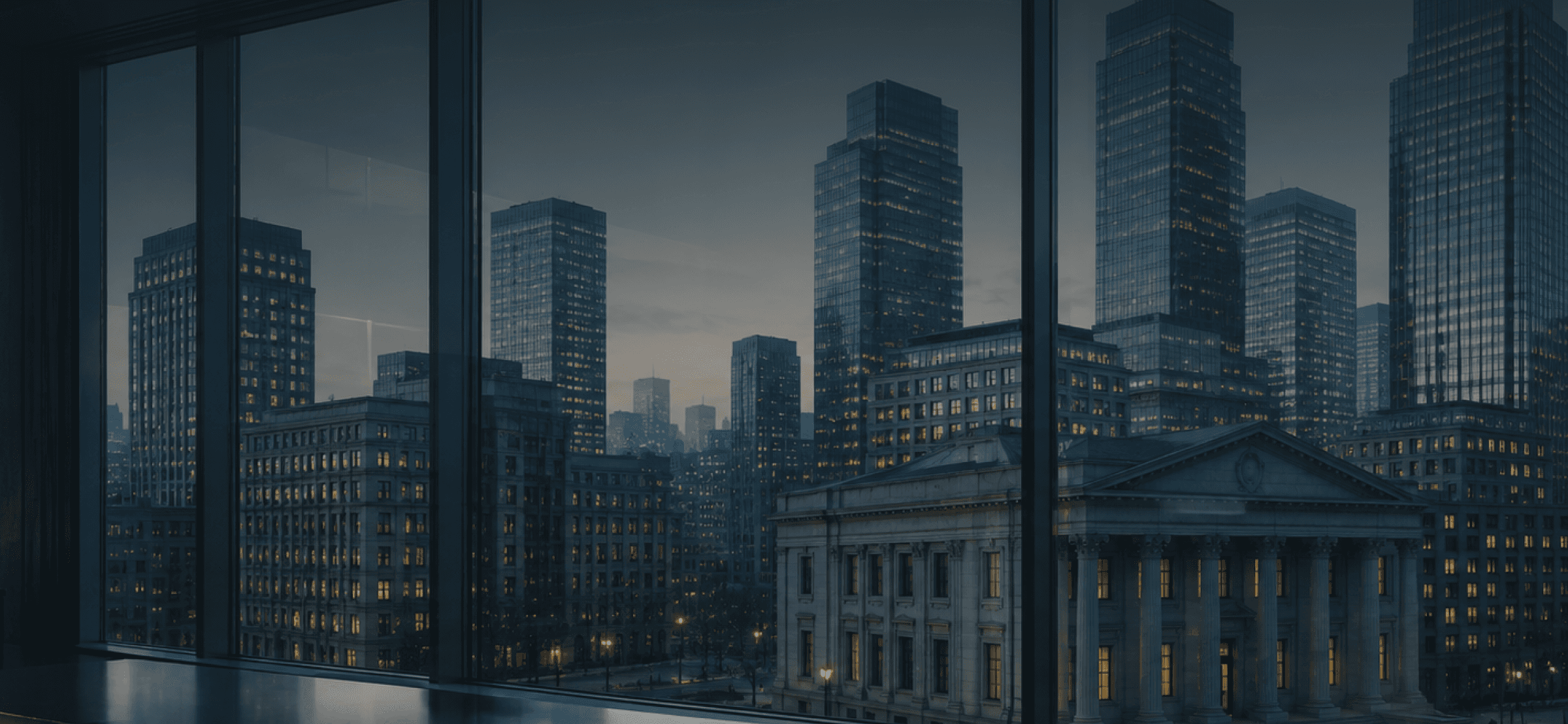 City skyline background image