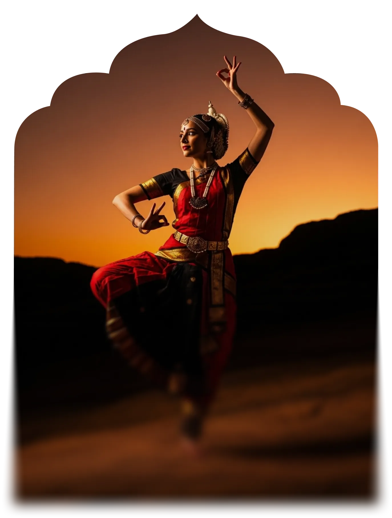 Bharatanatyam dancer