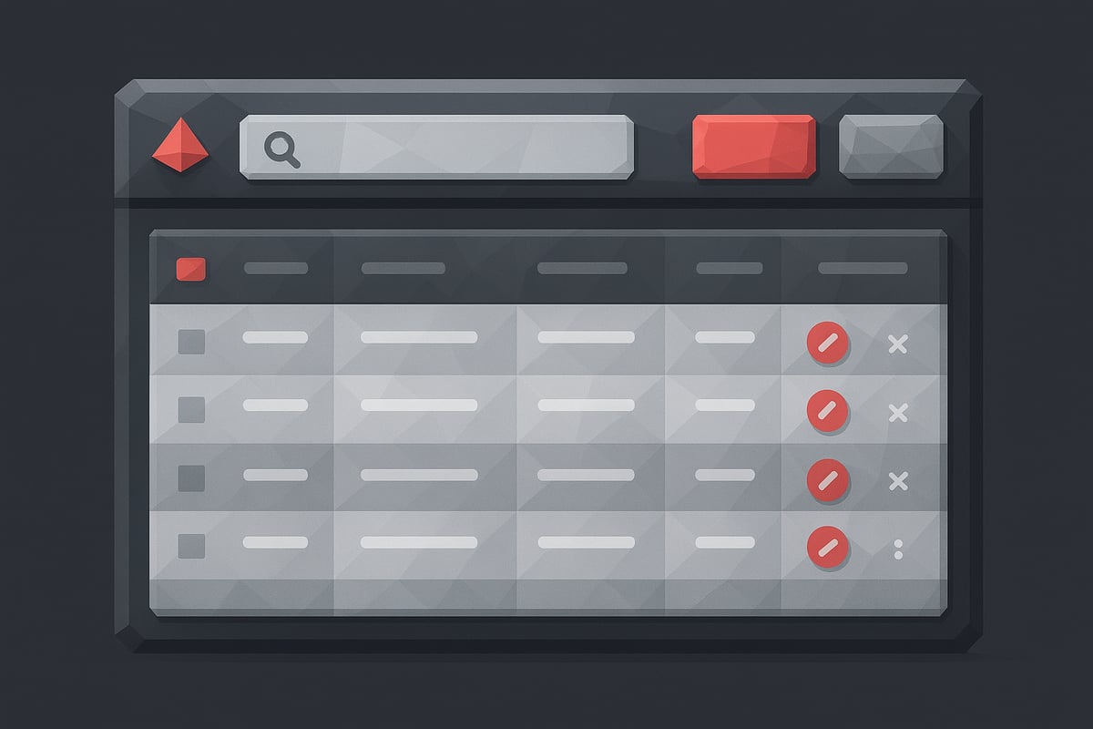 The Role of Tables in Modern UI/UX