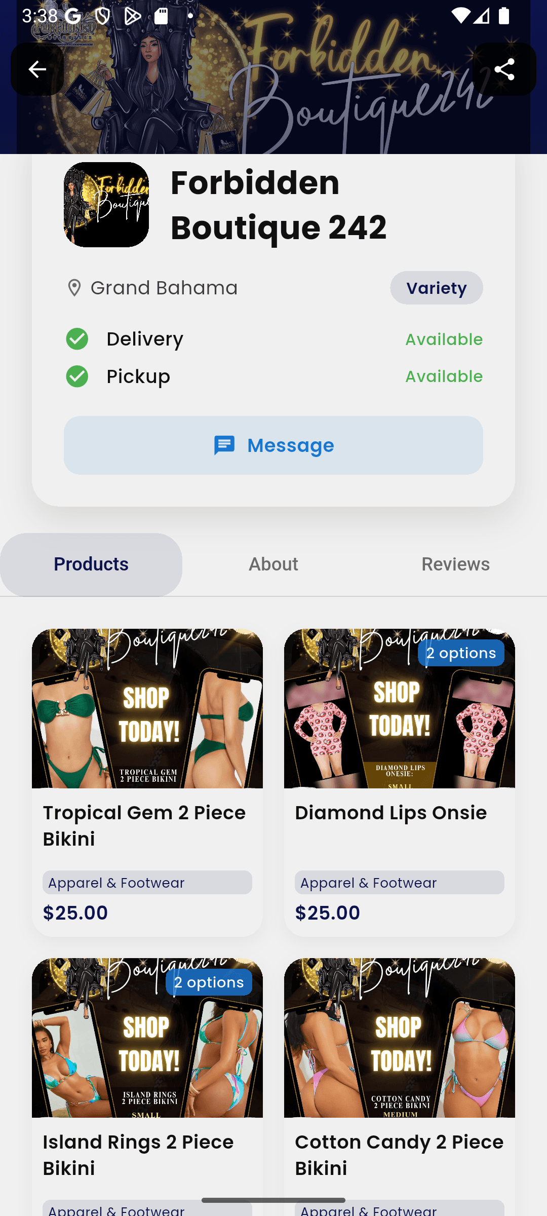 Mobile UI