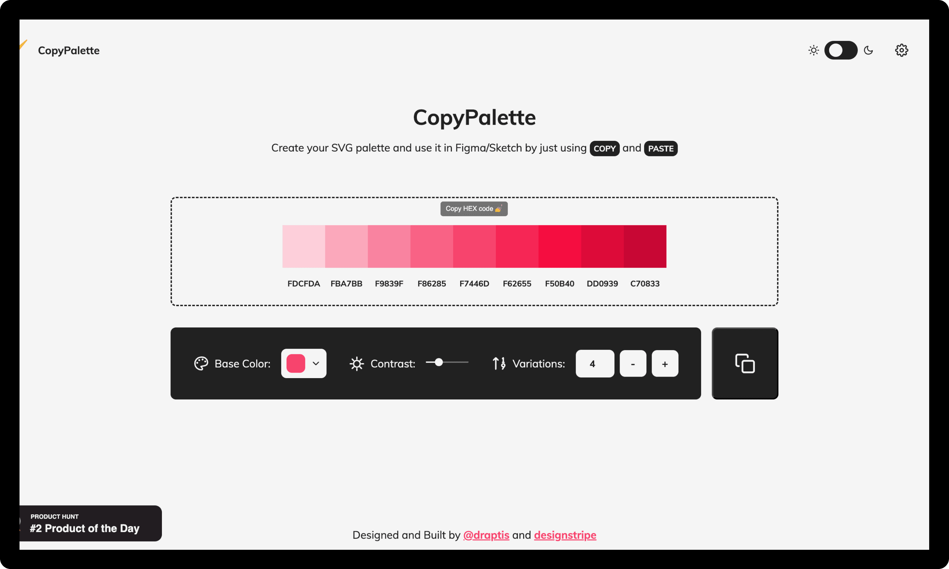 Copy Palette