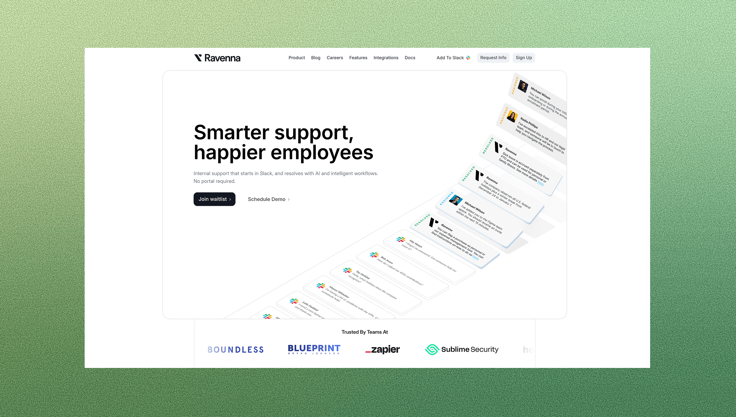 Best Overall ITSM Solution: Ravenna