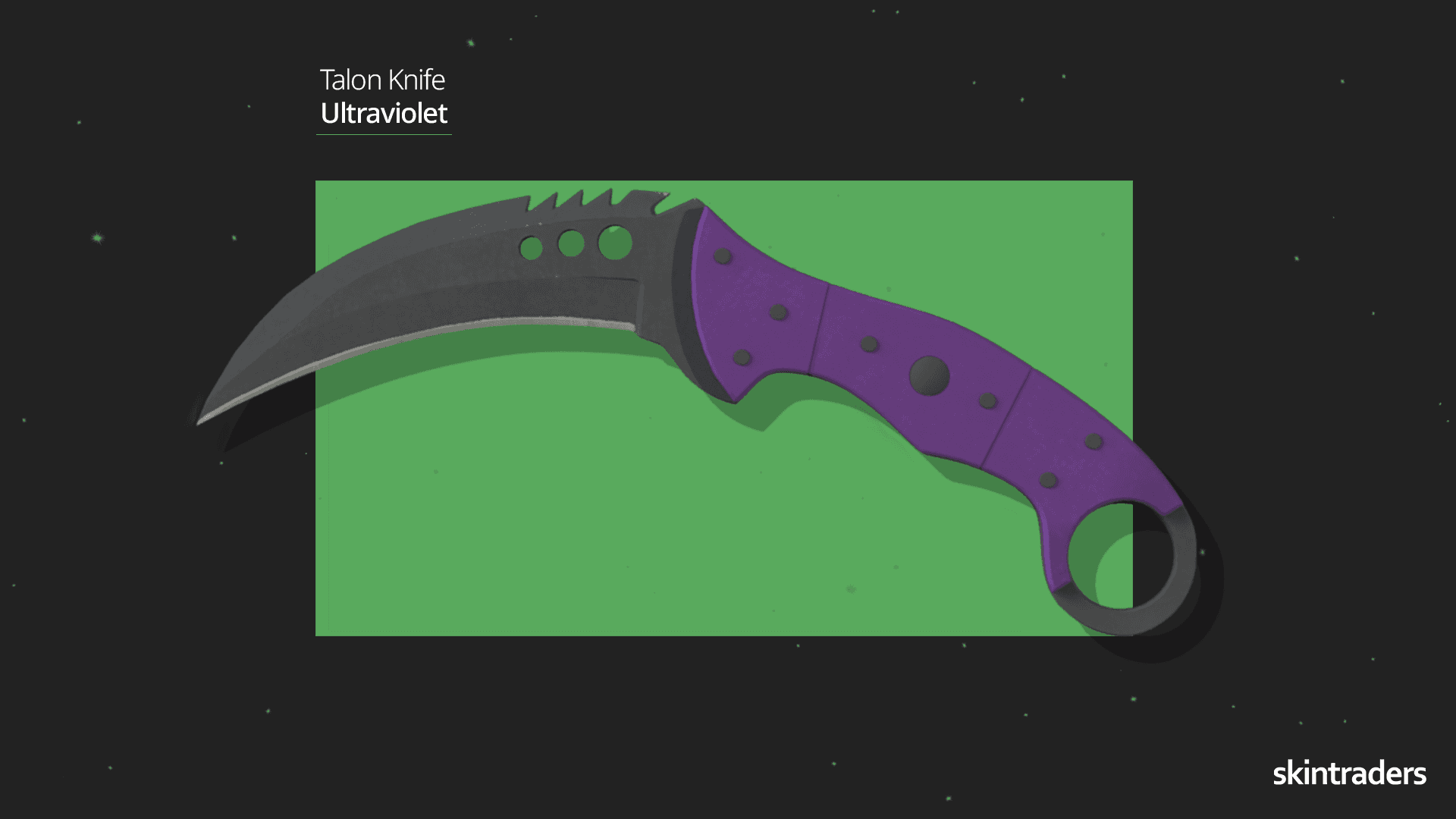 Talon Knife Ultraviolet Skin Showcase