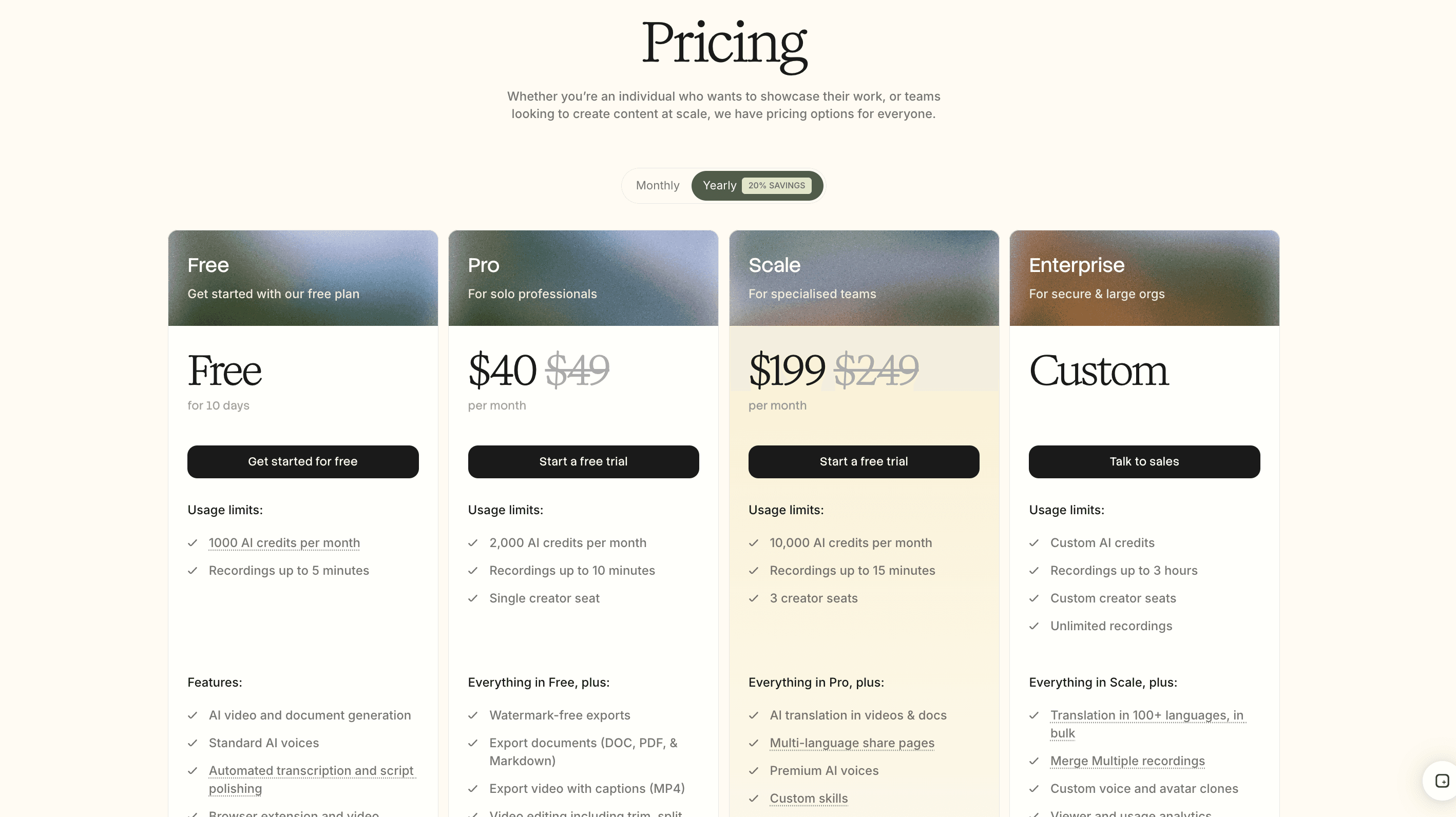 Trupeer Pricing