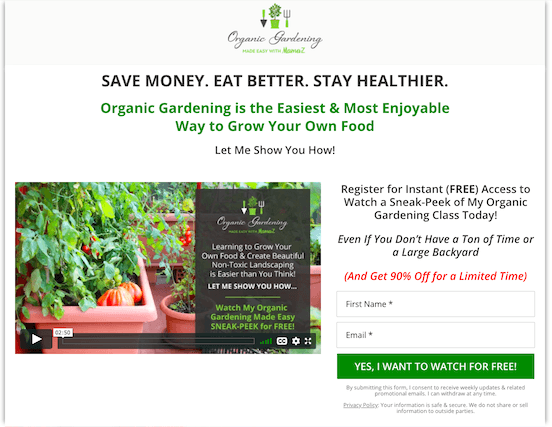 opt-in pages
