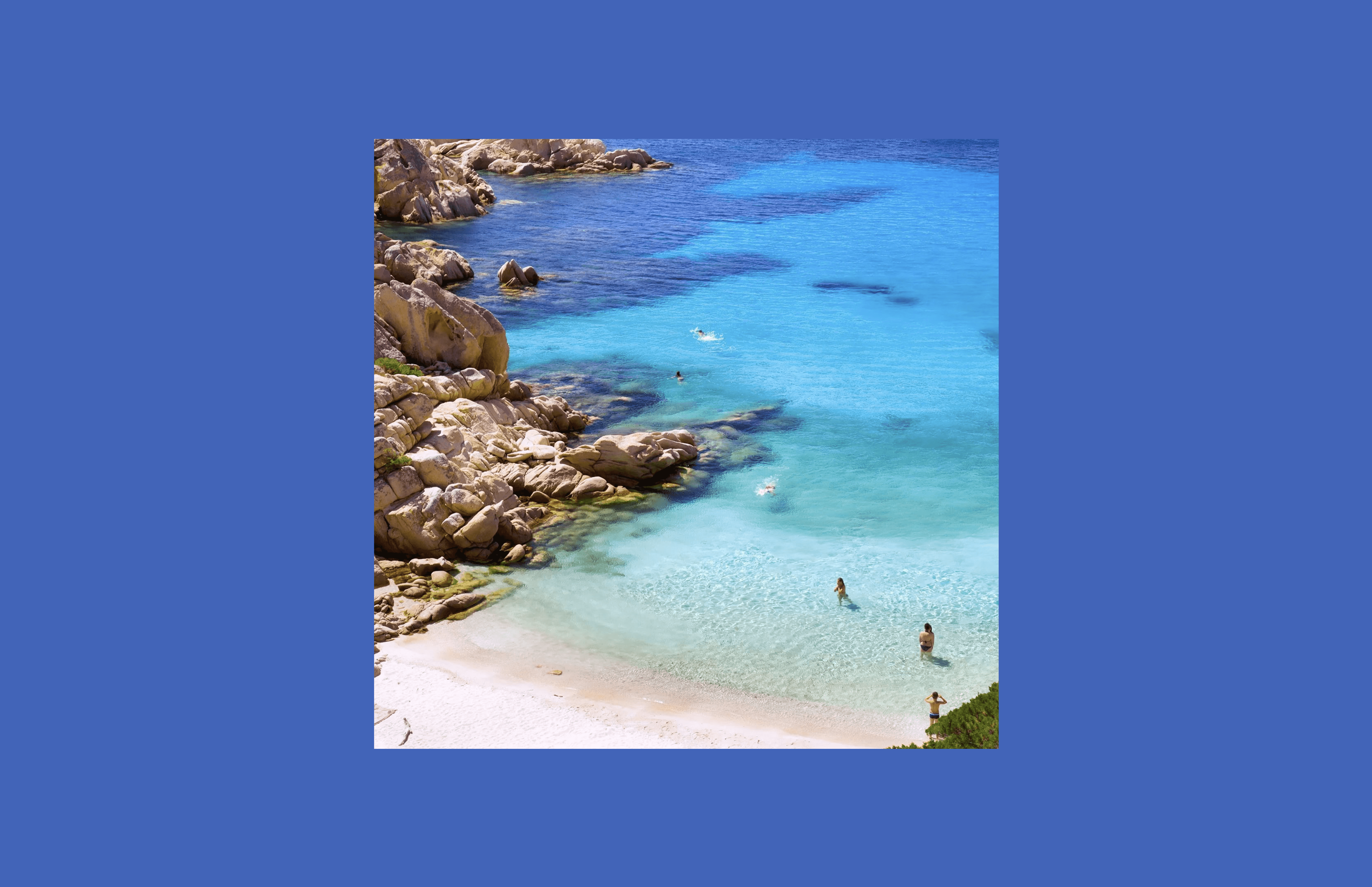 Porto Cervo, Costa Smeralda, Sardinia, Italy. Crystal-clear Mediterranean water and granite coastline in one of Europe's most exclusive seaside destinations.