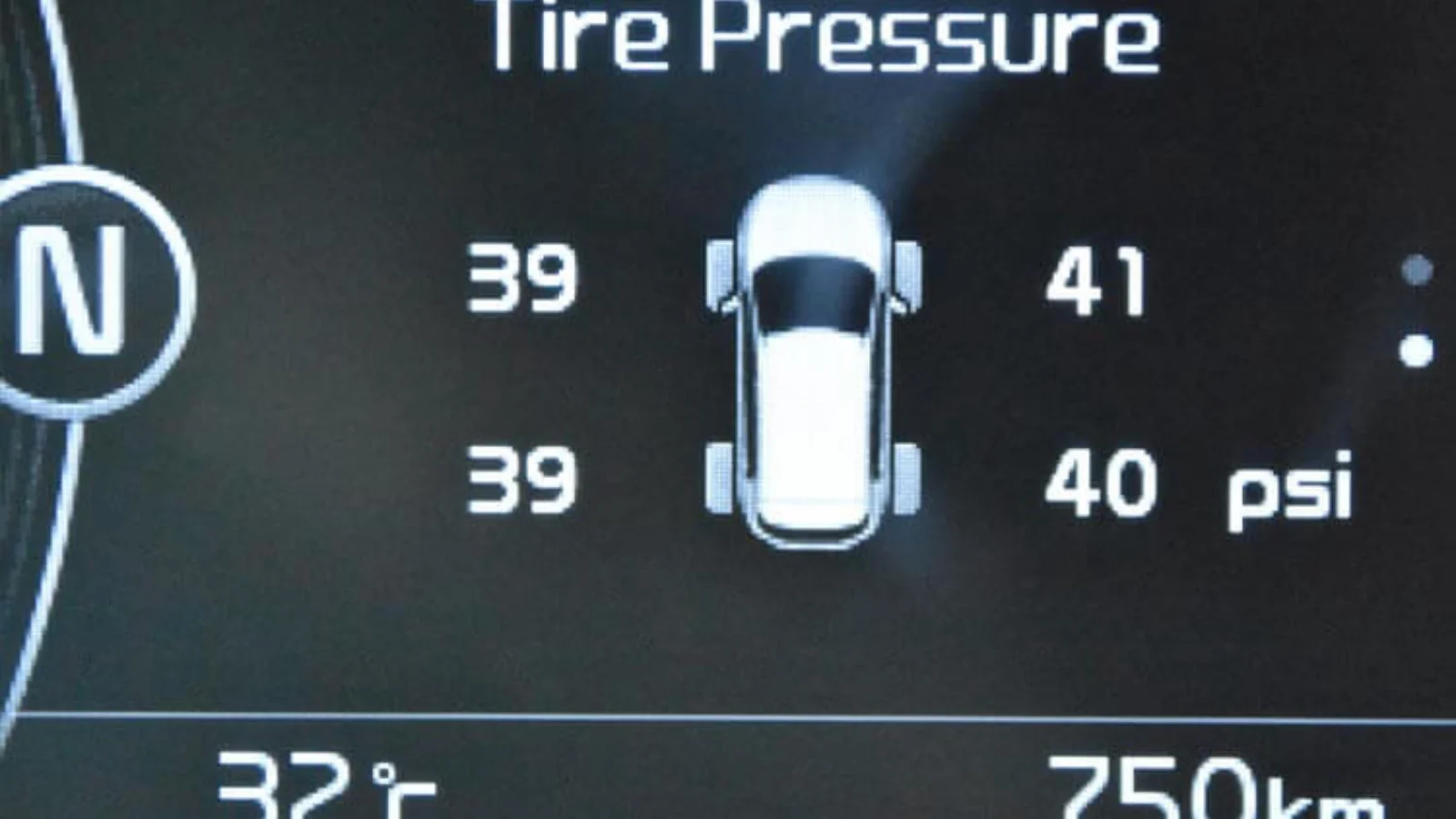 Tire Pressure Warning System