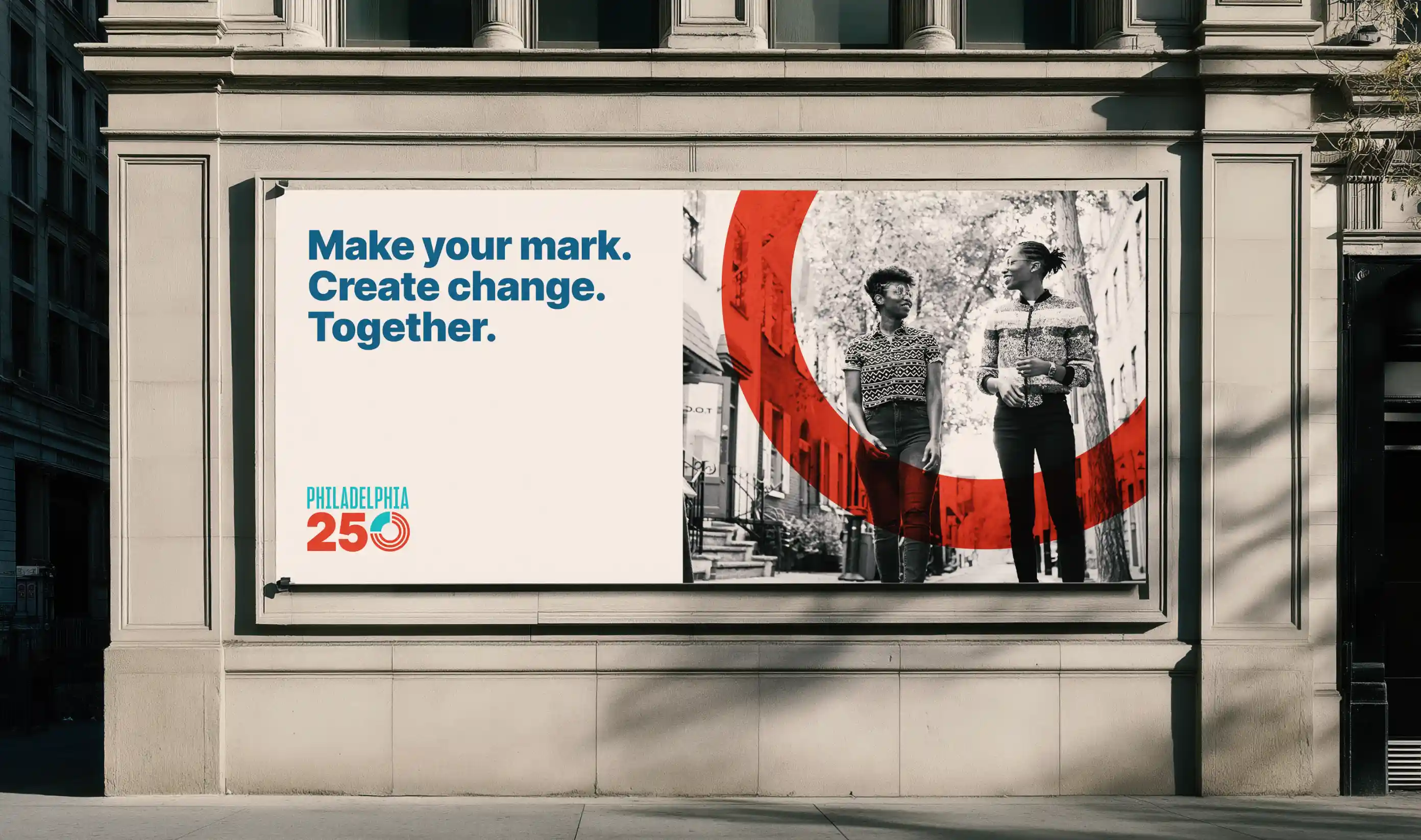 Philadelphia250 brand identity and website design by Armor