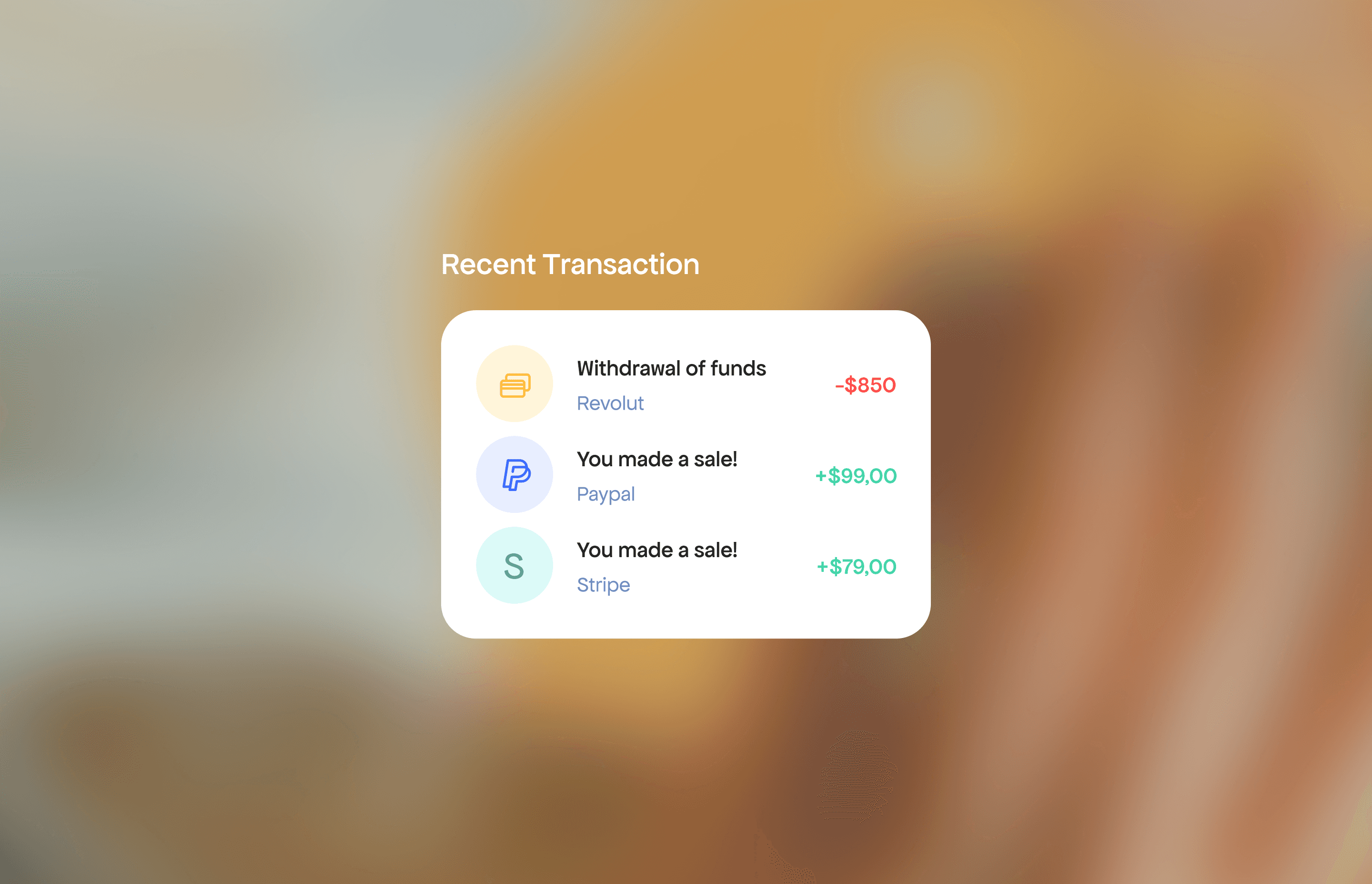 Payments dashboard