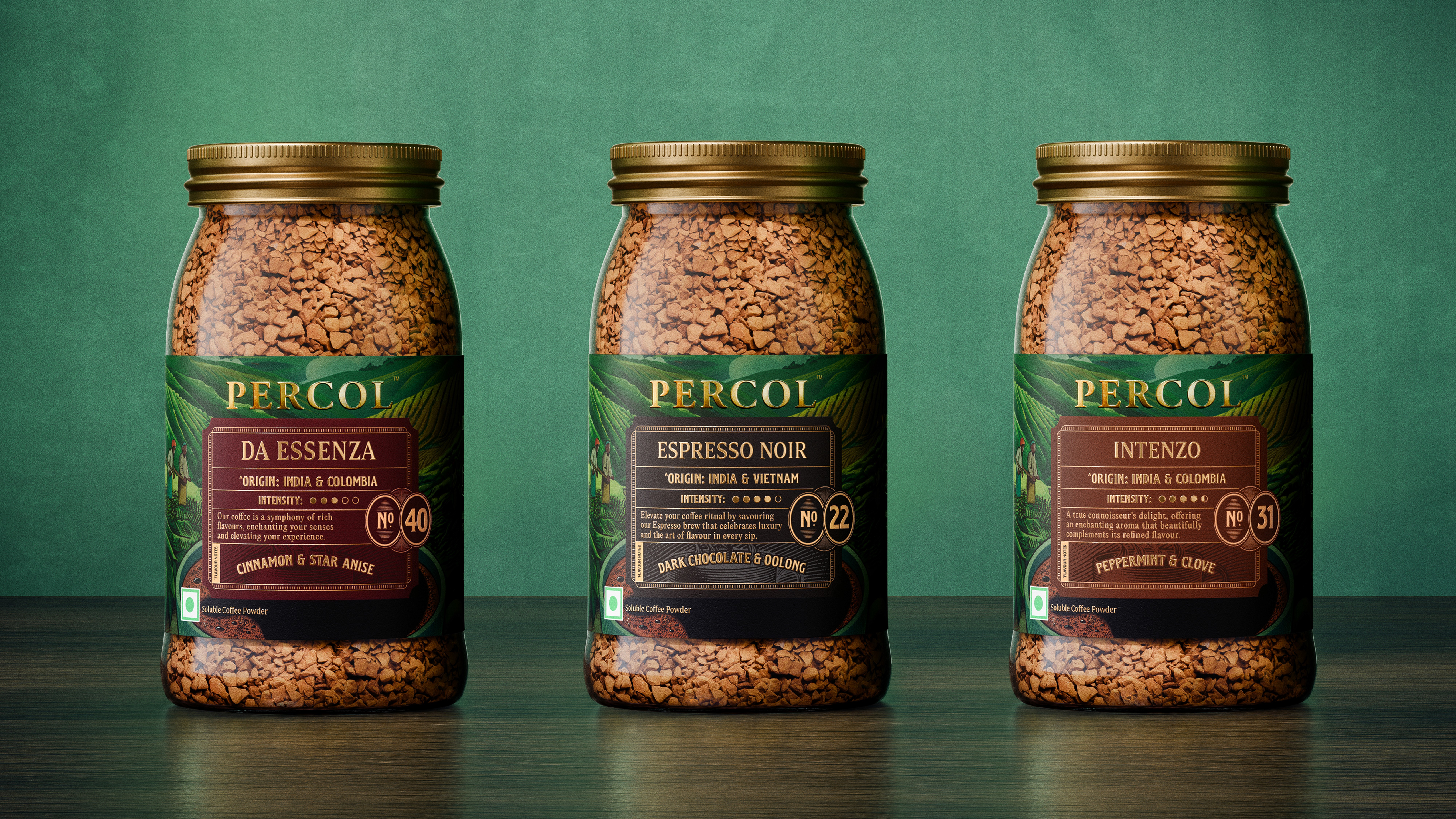 Percol Box Brown Label