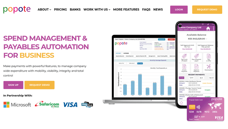 Popote Pay - online payment processor in Kenya