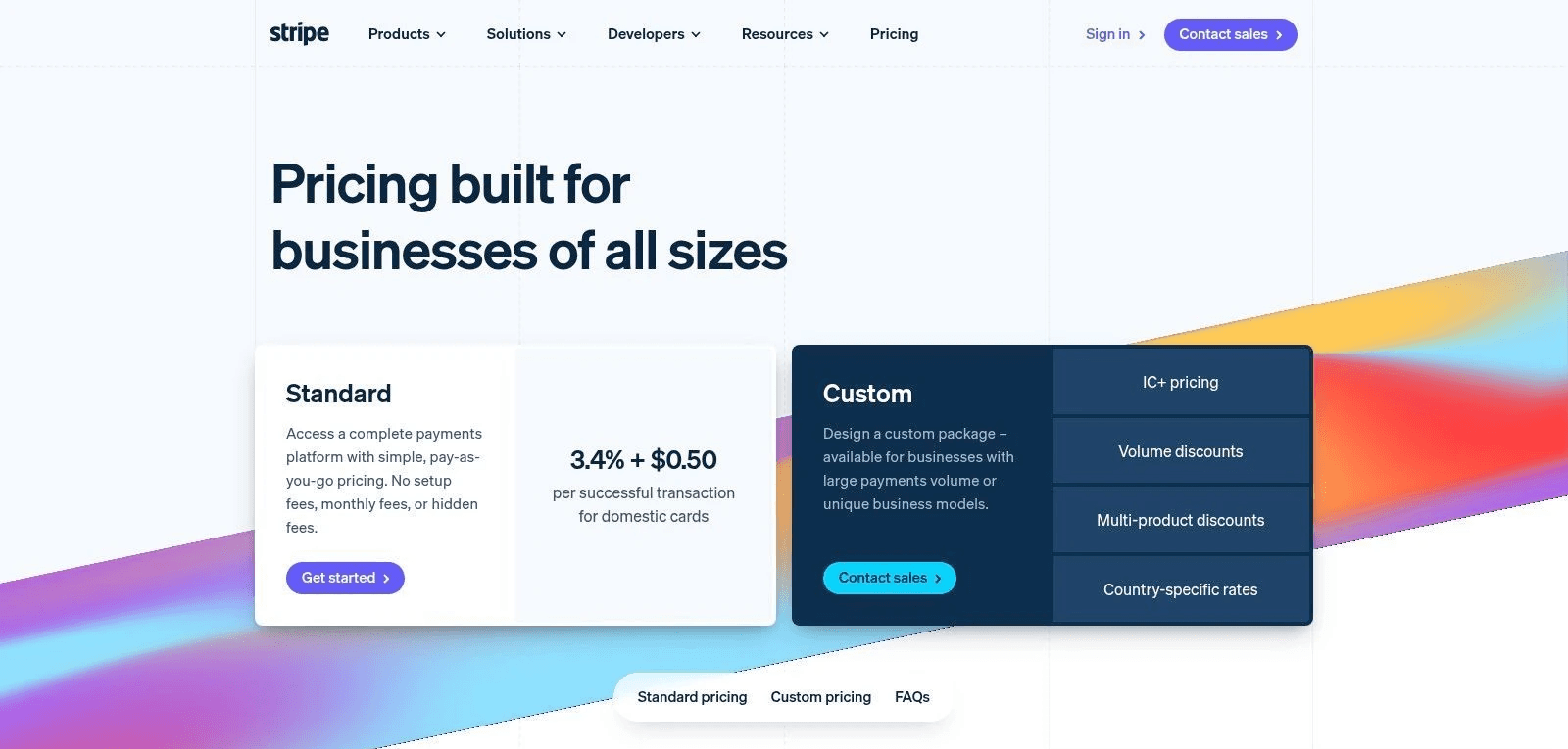 Stripe Singapore Pricing 