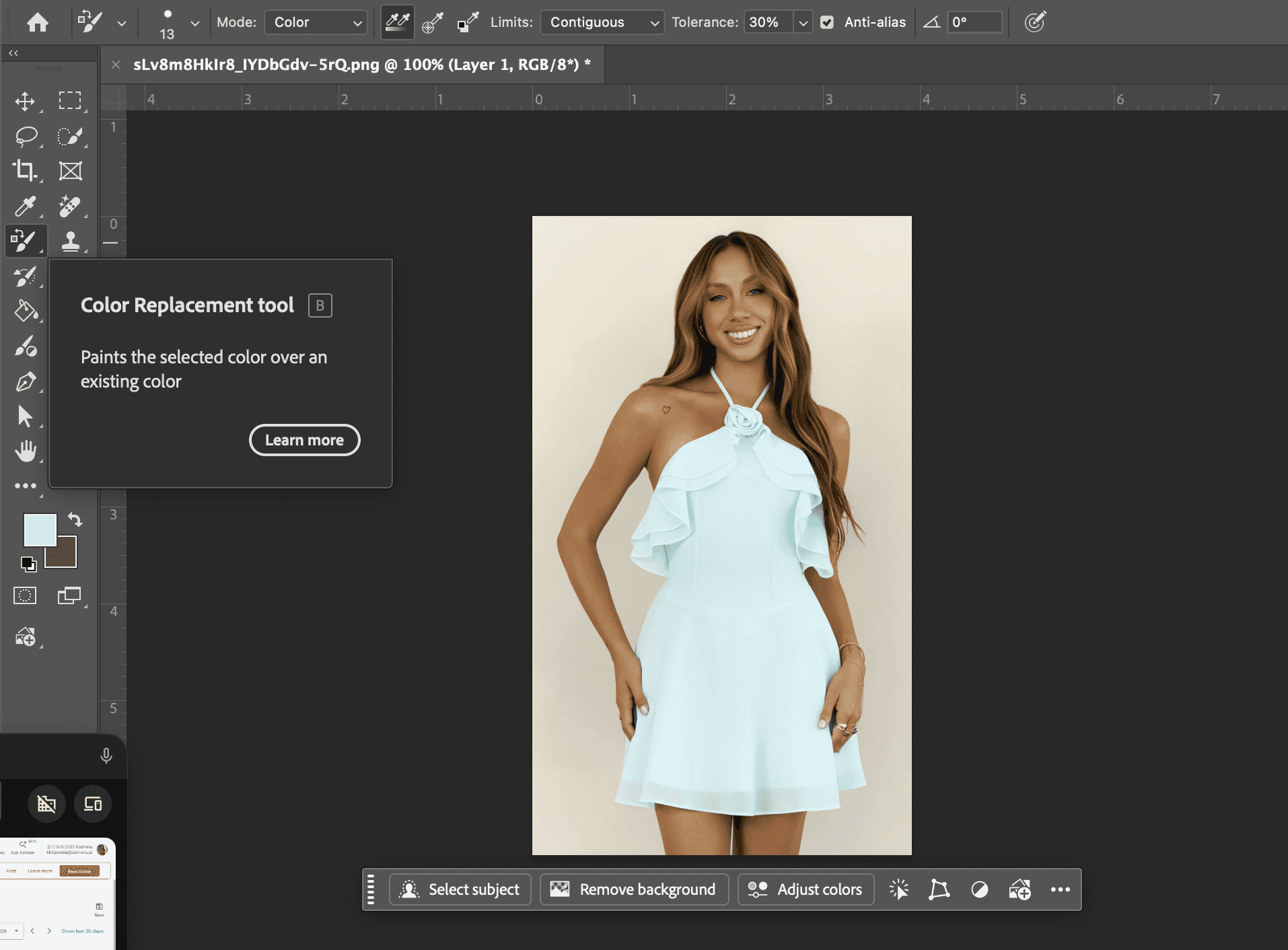 color replacement photoshop recolor