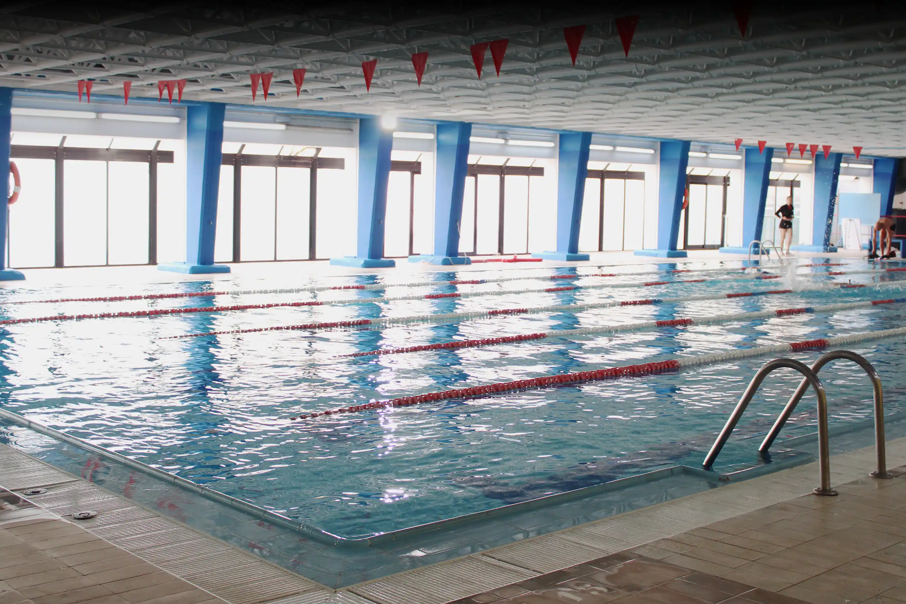 Interior del centro deportivo Ágora Oviedo