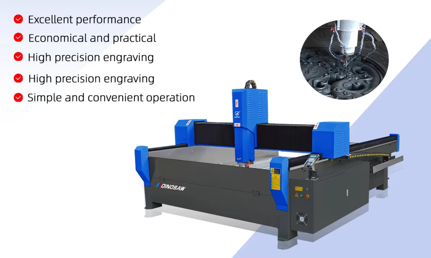 Benifits of DINOSAW Engraving Machine