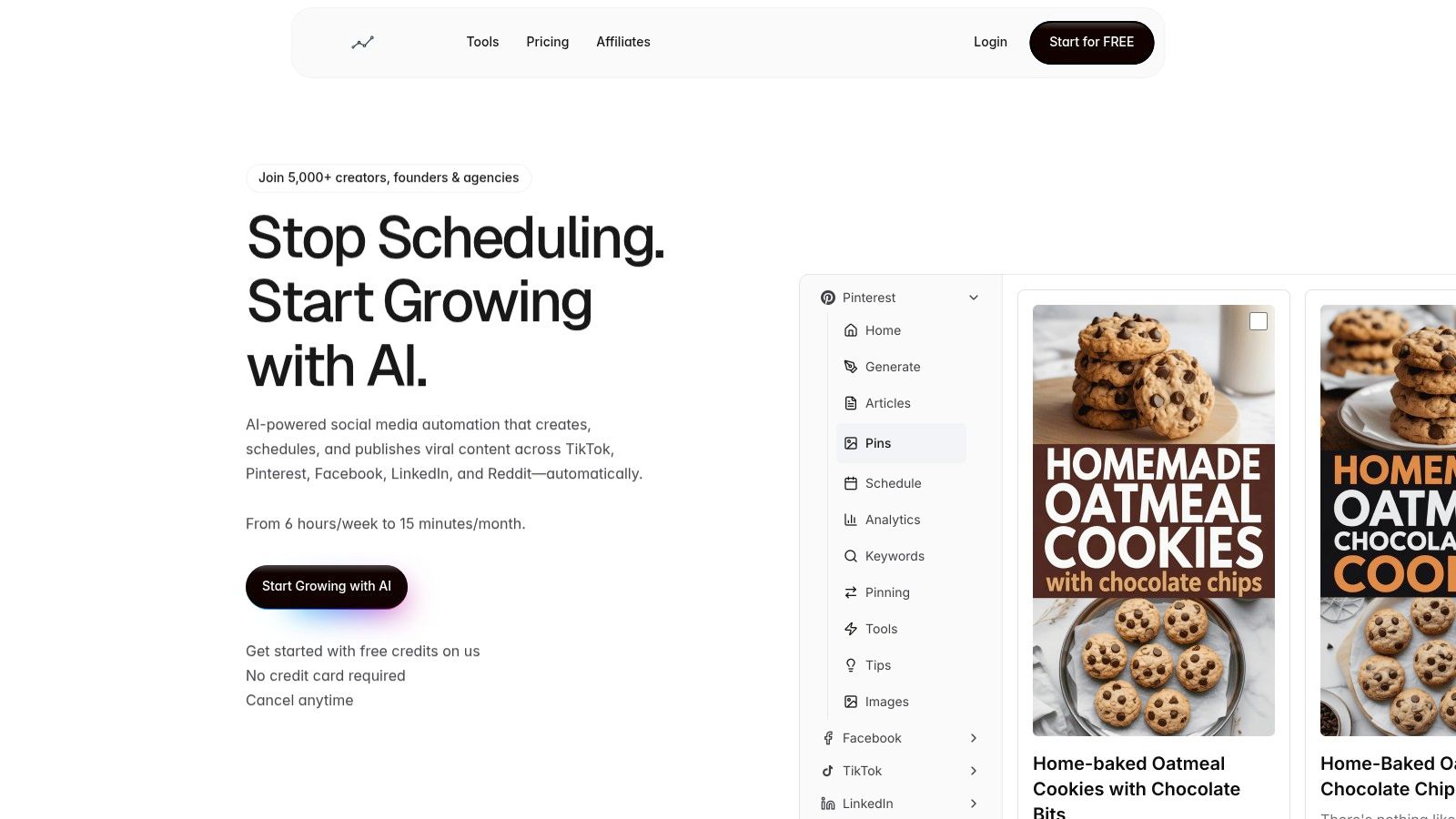 NicheTrafficKit AI-powered social media automation dashboard