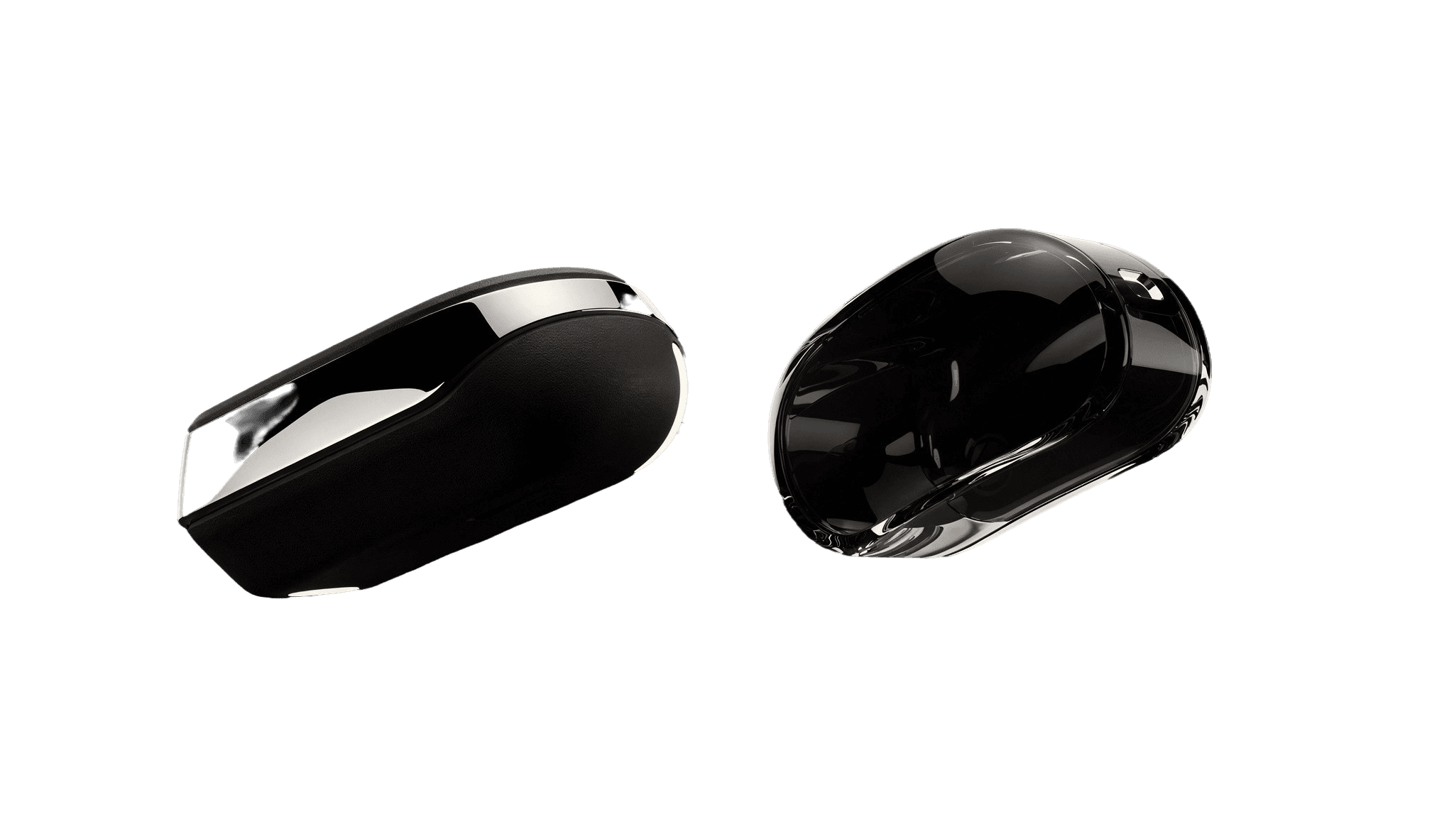 Two Dark Glas sphere for background