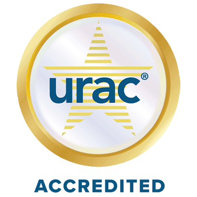 URAC accredited seal