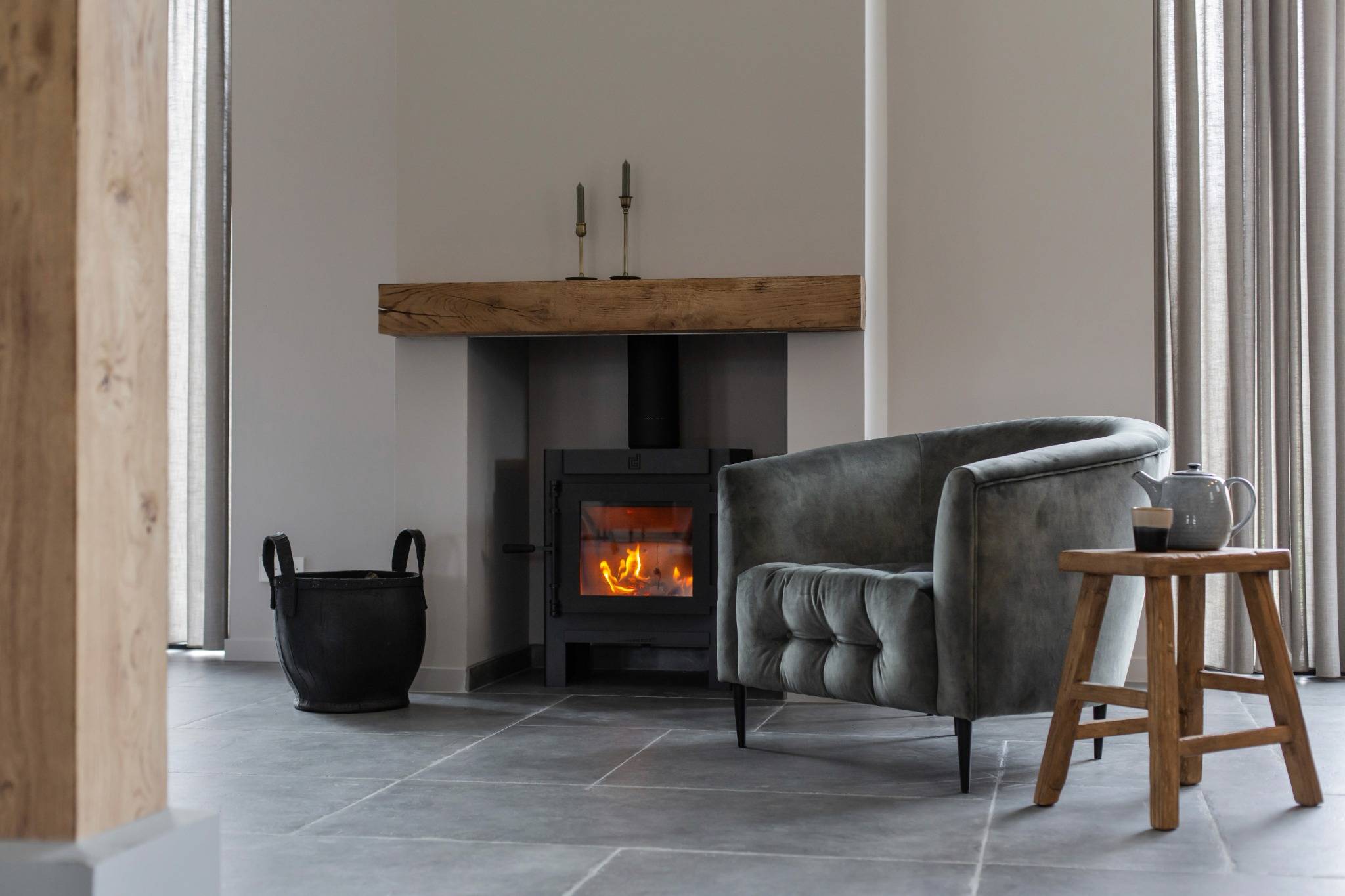 Interieur schuurwoning landelijk klassiek warm