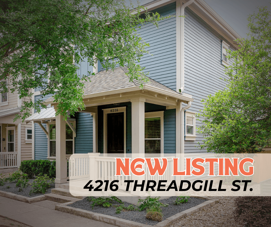 New Listing: 4216 Threadgill Street Blog Header